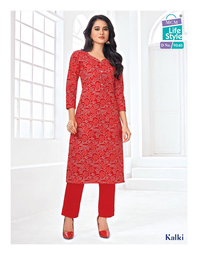 Kalki Vol 4 By Mcm Casual Wear Cotton Printed Kurtis Wholesale Shop In Surat